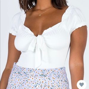 Princess Polly White Bodysuit